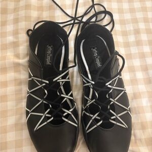 Jeffrey Campbell Black ballet flat sneakers